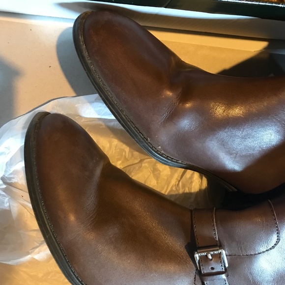 Ralph Lauren chocolate brown riding boots - Picture 5 of 7